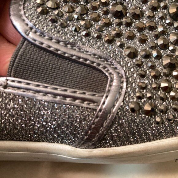 International Concepts‎ Sammee2, Size 7.5, Silver Studded Slip On Sneaker Loafer - Picture 6 of 10